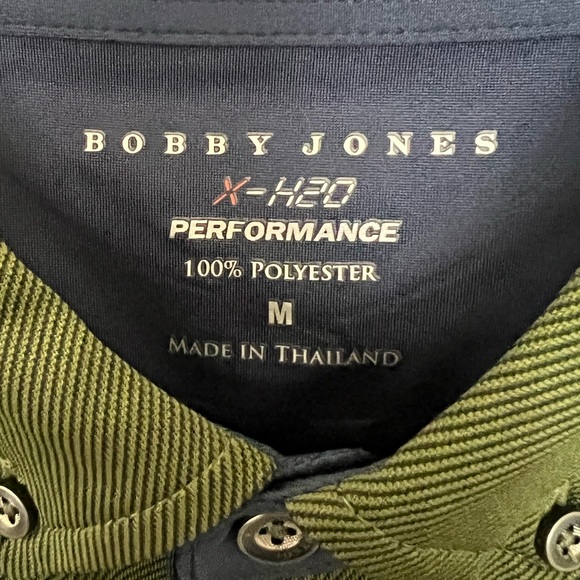 Bobby Jones Mens Green Golf Polo Size Medium NWOT - Picture 3 of 3